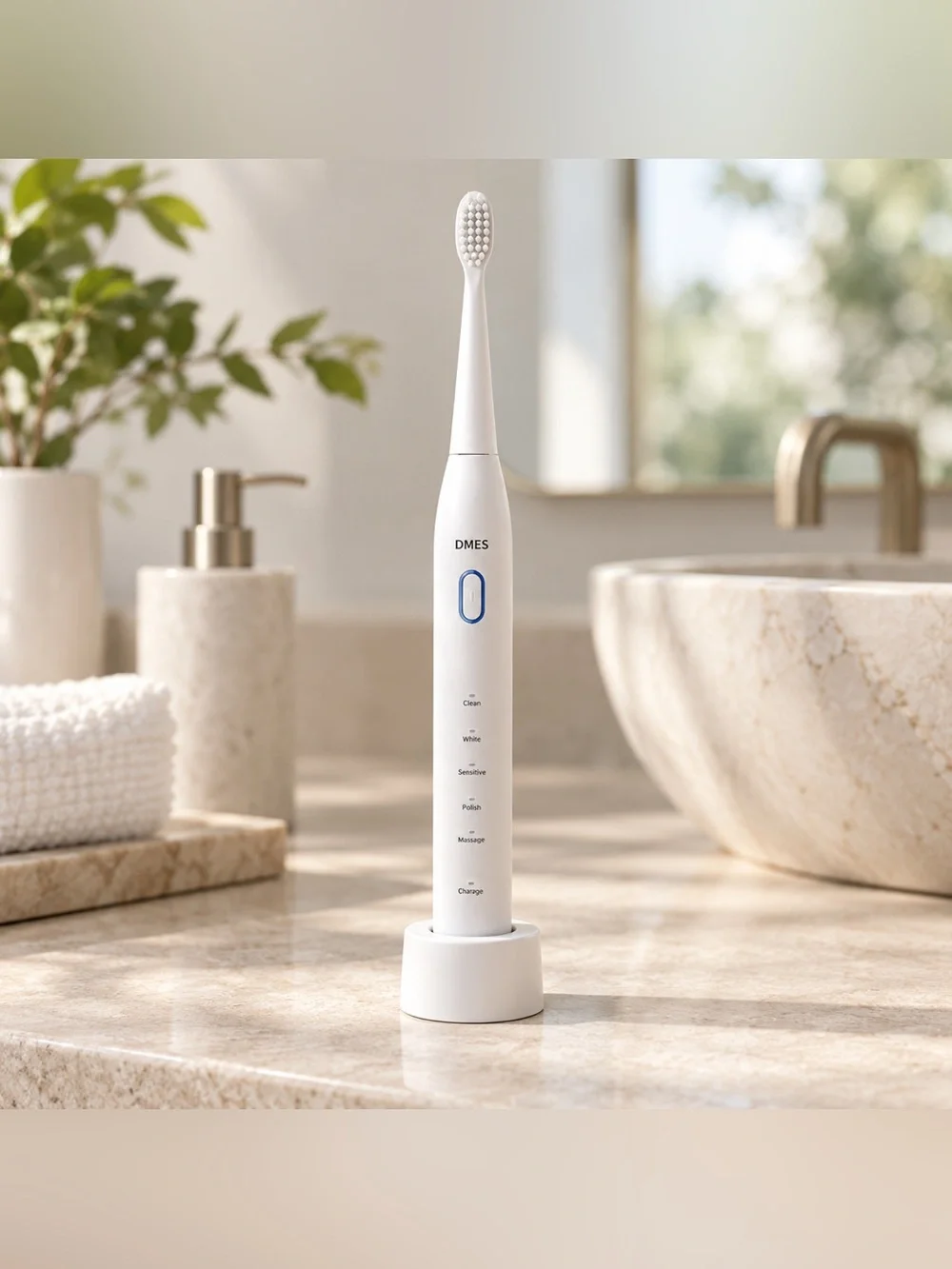 DMES DY-640 Sonic Electric Toothbrush 5 Modes USB Rechargeable NWT